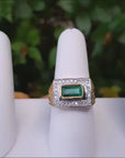 Men's Emerald Gemstone Ring 1.22 ct.