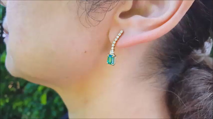 Muzo emerald earrings