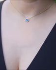 sapphire choker necklace
