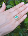 2.86 ct. Emerald May Birthstone Engagement ring