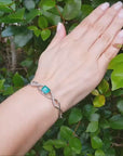 Colombian Emerald Bangle Bracelet