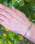 Emerald bracelets 