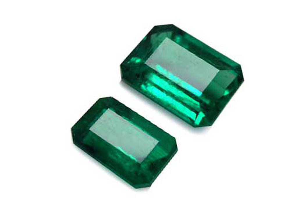 In this diagram showing two emeralds with the table and crown facets facing upwards, I explain how natural emeralds should be cut to achieve a decent quality.