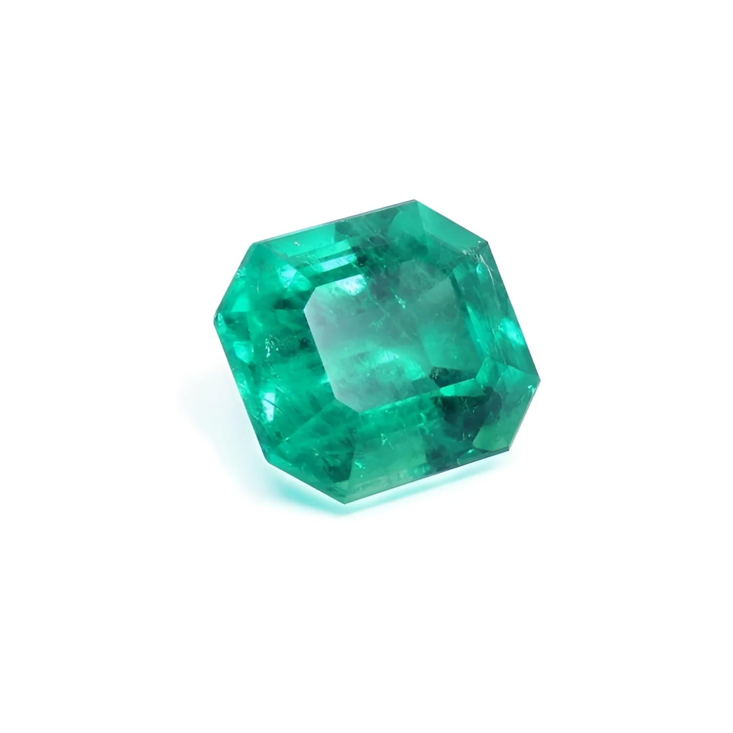 3.17 ct GIA certified natural loose Colombian emerald with a sparkling medium-deep green hue.